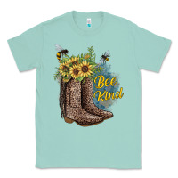 Seafoam Bee Kind Classic Tee - JahusDesignShop