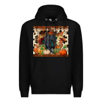 Black Fall black angus Premium Hoodie - RanaPortraitStore