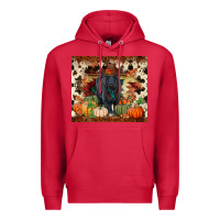 Cardinal Fall black angus Premium Hoodie - RanaPortraitStore