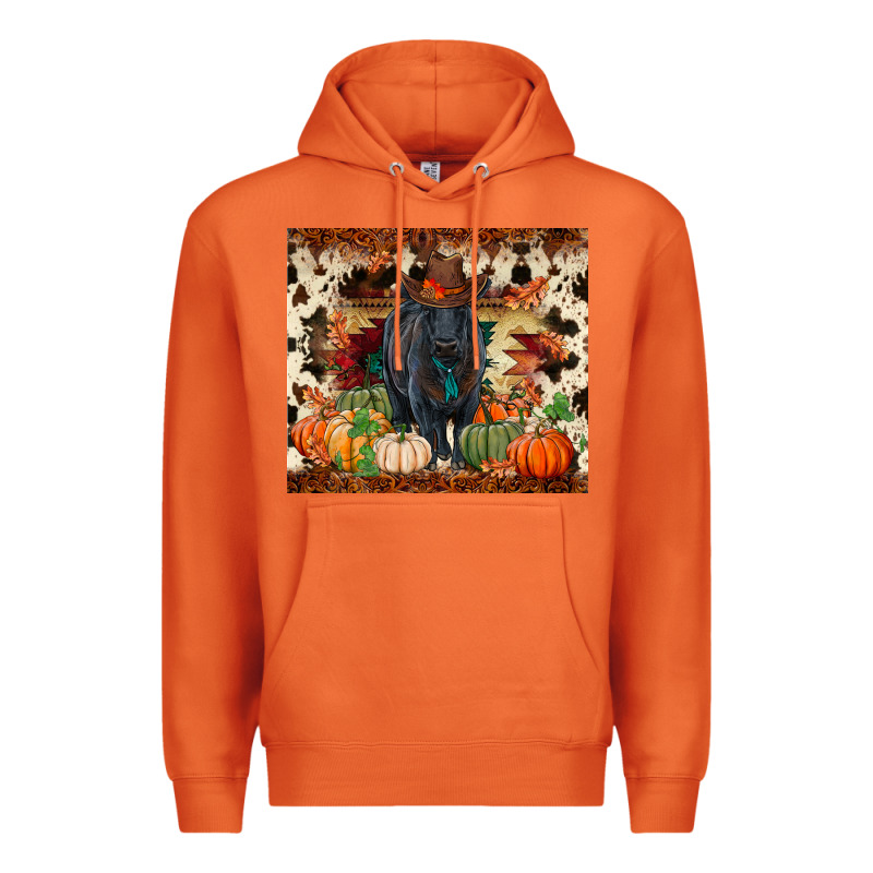 Fall Black Angus Premium Hoodie by RanaPortraitStore | Teevron