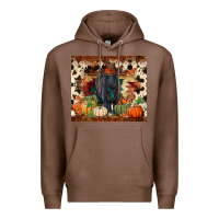 Chestnut Fall black angus Premium Hoodie - RanaPortraitStore