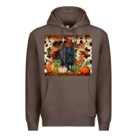 Coffee Fall black angus Premium Hoodie - RanaPortraitStore