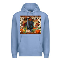 Colony Blue Fall black angus Premium Hoodie - RanaPortraitStore