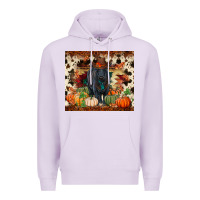 Lilac Fall black angus Premium Hoodie - RanaPortraitStore