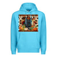 Ocean Blue Fall black angus Premium Hoodie - RanaPortraitStore
