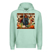 Seafoam Fall black angus Premium Hoodie - RanaPortraitStore