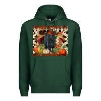 Sports Green Fall black angus Premium Hoodie - RanaPortraitStore