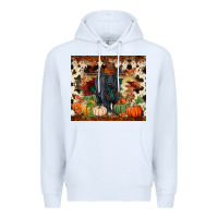 White Fall black angus Premium Hoodie - RanaPortraitStore