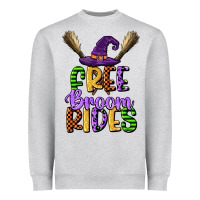 Free Broom Rides Heavyweight Sweatshirt | Teevron