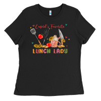 Cupids Favorite Lunch Lady Ladies Tee | Teevron