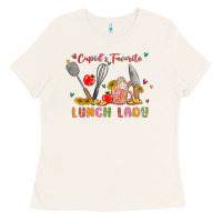 Bone cupids favorite lunch lady Ladies Tee - MaliasSmallBusiness