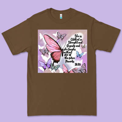 Bible Verse Premium Tee Designed By Maliassmallbusiness