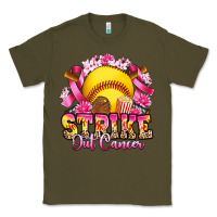 Army Green strike out cancer softball Classic Tee - Artiststas