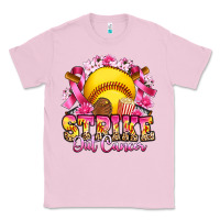 Bubblegum Pink strike out cancer softball Classic Tee - Artiststas