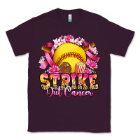 Plum strike out cancer softball Classic Tee - Artiststas