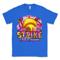 True Royal strike out cancer softball Classic Tee - Artiststas