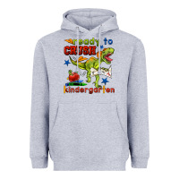 Heather Grey ready to crush kindergarten Heavyweight Hoodie - BundleAndBundleShop