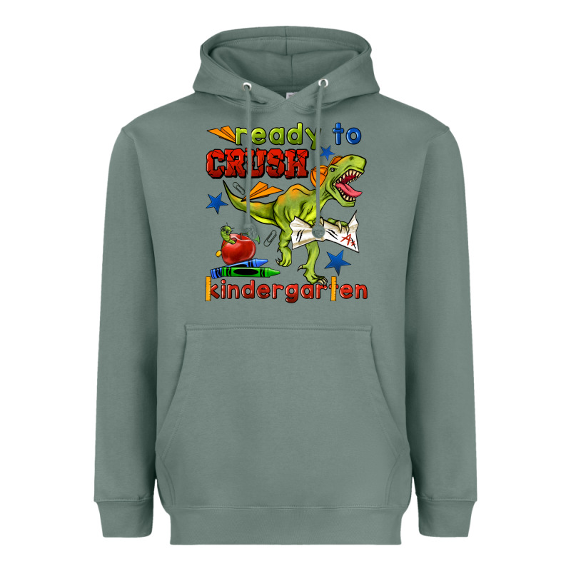 Ready To Crush Kindergarten Heavyweight Hoodie by BundleAndBundleShop | Teevron