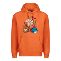 Carrot Baseball Frappe Premium Hoodie - FaDigitalArtStudio
