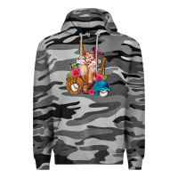 Slate Camo Baseball Frappe Premium Hoodie - FaDigitalArtStudio