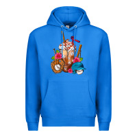 True Royal Baseball Frappe Premium Hoodie - FaDigitalArtStudio