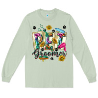 Matcha Western Pet Groomer Long Sleeve Tee - texasbilliewilder