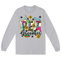 Moon Dust Western Pet Groomer Long Sleeve Tee - texasbilliewilder