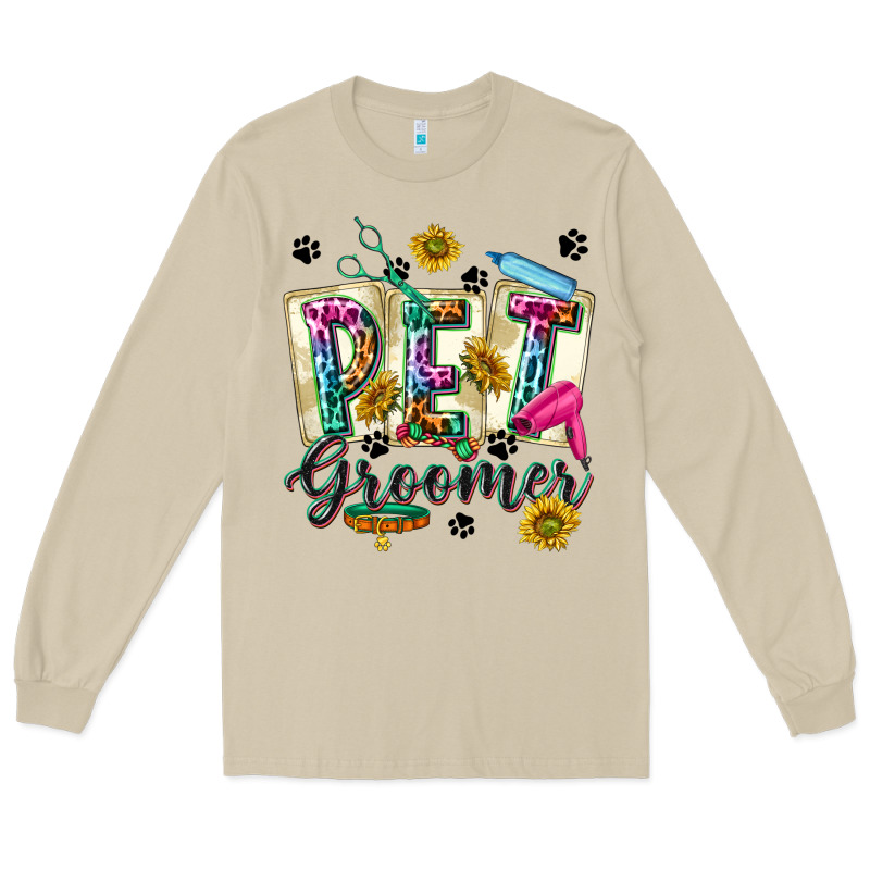 Western Pet Groomer Long Sleeve Tee by texasbilliewilder | Teevron