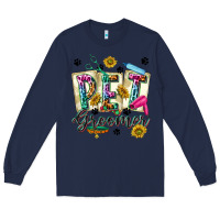 Navy Western Pet Groomer Long Sleeve Tee - texasbilliewilder