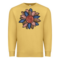 Antique Gold american sunflower Premium Sweatshirt - BundleAndBundleShop