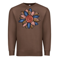 Chestnut american sunflower Premium Sweatshirt - BundleAndBundleShop