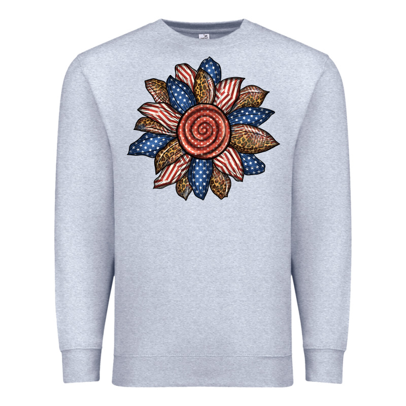 American Sunflower Premium Sweatshirt by BundleAndBundleShop | Teevron