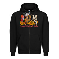 Black Western Lpn Licensed Practical Nurse Zipper Hoodie - FaDigitalArtStudio
