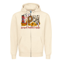 Sandshell Western Lpn Licensed Practical Nurse Zipper Hoodie - FaDigitalArtStudio