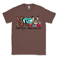 Chestnut peace love maine coon cat Classic Tee - LillyAllenDesigns