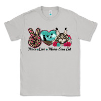 Moon Dust peace love maine coon cat Classic Tee - LillyAllenDesigns