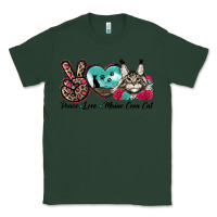 Sports Green peace love maine coon cat Classic Tee - LillyAllenDesigns