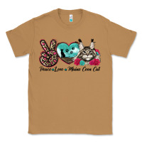 Toasted Coconut peace love maine coon cat Classic Tee - LillyAllenDesigns