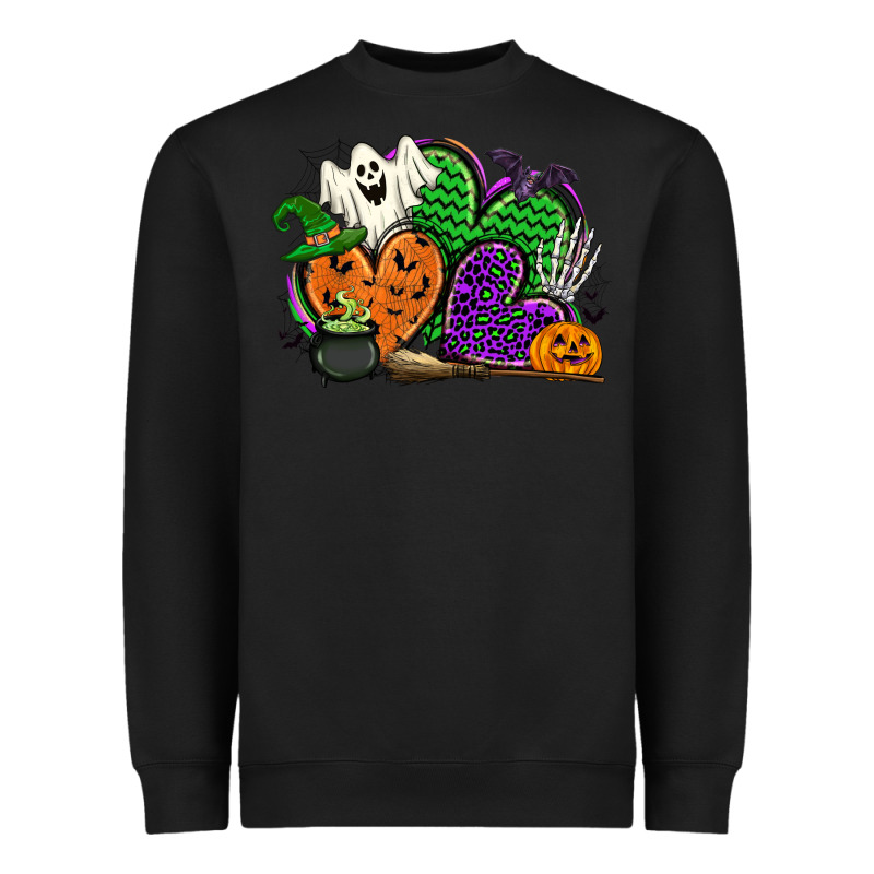 Halloween Heart Heavyweight Sweatshirt by CowGirlArtShop | Teevron