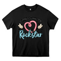 Black educational rockstar Heavy Core Tee - MaliasSmallBusiness