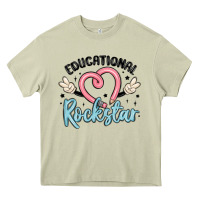 Mossy educational rockstar Heavy Core Tee - MaliasSmallBusiness