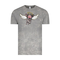Cloud Rock angel baby pig Vintage Tee - BarkalooDesign