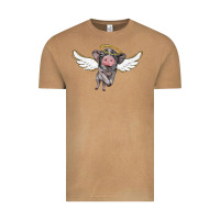 Vintage Camel angel baby pig Vintage Tee - BarkalooDesign