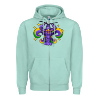 Mardi Gras Crawfish Zipper Hoodie | Teevron