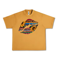 Peanut Butter Aztec Sunflower Lips Urban Heavy Tee - Bettercallsaul