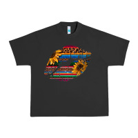 Pigment Black Aztec Sunflower Lips Urban Heavy Tee - Bettercallsaul