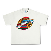 Pistachio Aztec Sunflower Lips Urban Heavy Tee - Bettercallsaul