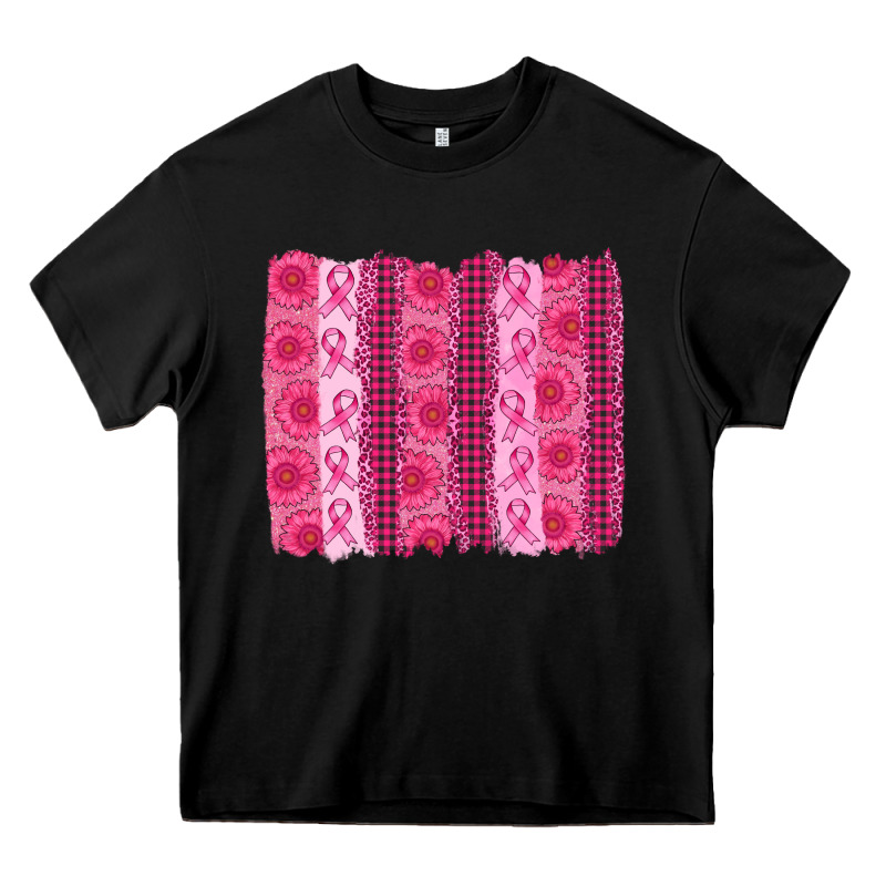 Breast Cancer Brushstroke Heavy Core Tee by AdoDesignShop | Teevron