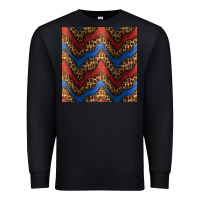 Black leopard 4th of july seamless pattern Premium Sweatshirt - BundleAndBundleShop