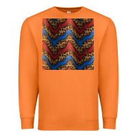 Carrot leopard 4th of july seamless pattern Premium Sweatshirt - BundleAndBundleShop